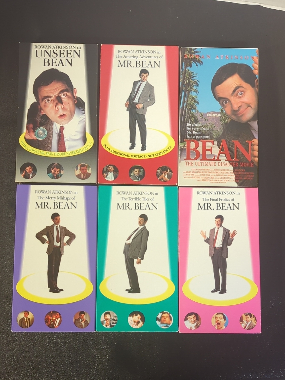 Mr.Bean VHS Tapes Set Of 6 Rowan Atkinson